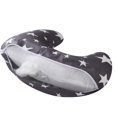 thumbnail image 4 of Almohada de lactancia para lactancia - Almohadas de lactancia multifuncionales para mamá, almohadas de lactancia, funda extraíble, estrella blanca gris, 4 of 5