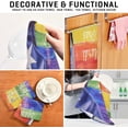 thumbnail image 2 of Mardi Gras Sydney Tea Towels Set of 6 Colorful Flag Kitchen Dish Cloth with Hanging Loop, 18"x28"Lint-Free Absorbent Towel for Kitchen Drying Wiping and Cleaning, 2 of 5