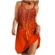 thumbnail image 2 of Camisón de poliéster para mujer, vestido de tirantes con cuello en V y botones para vacaciones de primavera y verano., 2 of 7