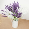thumbnail image 5 of Joernso Artificial Lavender Flower Leaves Bouquet Home Wedding Garden Decor 12 Heads, 5 of 8