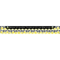 Barker Creek Double-Sided Scalloped Border with Inspirational Quote, Believe, for Bulletin Boards, Reception Areas, Halls, Break Rooms, Office, School, Home Learning Decor, 2.25” x 39’ (936)