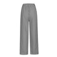 thumbnail image 5 of qolati Cargo Sweatpants for Women Casual Striped Print Drawstring Elastic Waist Lounge Trousers Baggy Athletic Loose Workout Wide Legs Pants, 5 of 6