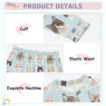 thumbnail image 3 of FORMRS Toddler Unisex Long Sleeve Top and Pants Pajama Set 2-Piece Sleepwear, Sizes 18M-8Y, Cute Cat Faces, 3 of 6