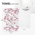 thumbnail image 2 of Cherry Blossom Dish Towels for Kitchen Drying,Pink Absorbent Decorative Kitchen Towels dishcloths,Cute Hand Towels Tea Tewels for Kitchen Baking Bar Bathroom Decor, 2 of 6