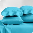 thumbnail image 1 of Bare Home Pillowcase Set - Premium 1800 Collection - Double Brushed - Ultra Soft - Standard Size, Aqua, 4 Count, 1 of 7