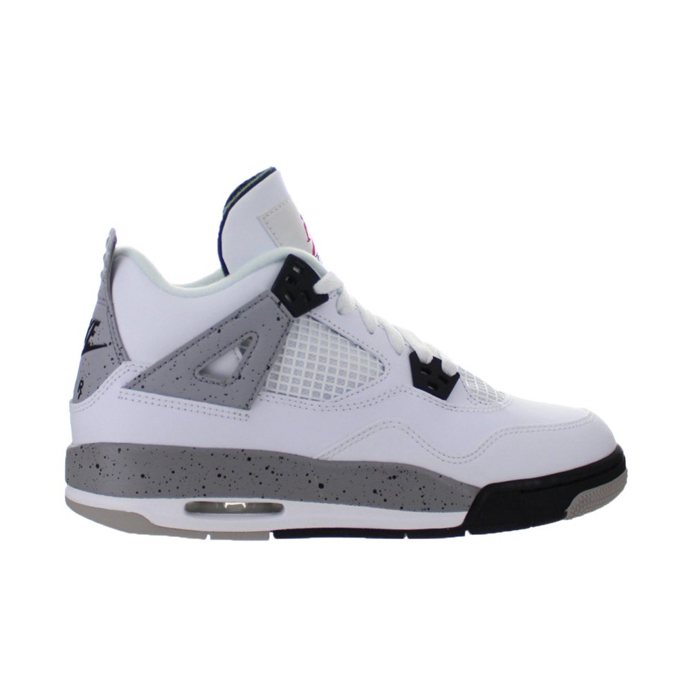 jordan 4 retro white fire red tech grey