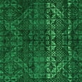thumbnail image 1 of Ahgly Company Indoor Square Abstract Green Modern Area Rugs, 4' Square, 1 of 4
