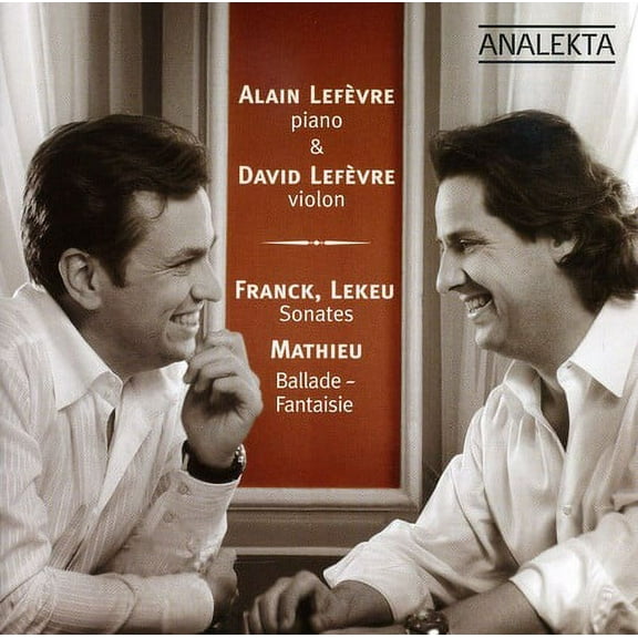David Lef Vre - Piano & Violon-Violin / Sonates & Ballade - Music & Performance - CD