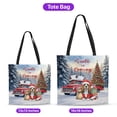 thumbnail image 5 of Santa is Coming Basset Hound Merry Christmas Xmas Noel Truck Tree All Over Print 3D Canvas Tote Bag Bassets Dog Breed Lovers Gifts Idea Reusable Handbag - 02023, 5 of 5