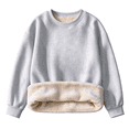 thumbnail image 5 of Goodw7 Womens Fleece Cozy Pullover, Crewneck Sweatshirt with Soft Warm Lining, Thick Winter Clothes, Loose Fall Outfit for Home and Travel, 5 of 5