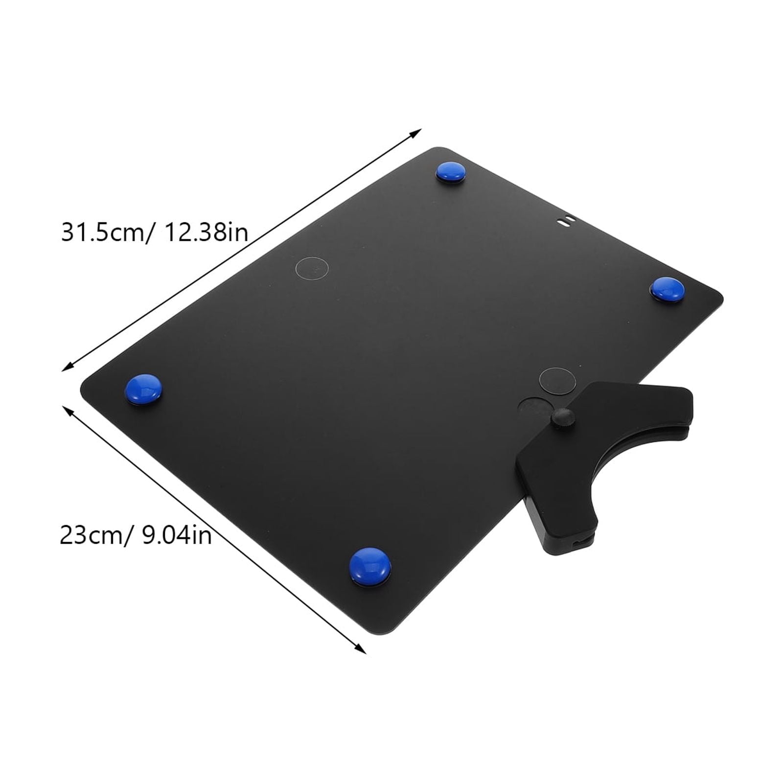 COMPUKAS Black Plastic Sheet Music Stand with Sleek Design, Music Accessories, 1 Pack for Musicians