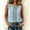 Blue, variant on Womens Linen Embroidered Tank Tops Casual Sleeveless Crew Neck Blouse Vintage Boho Loose Summer Beach Casual Shirts