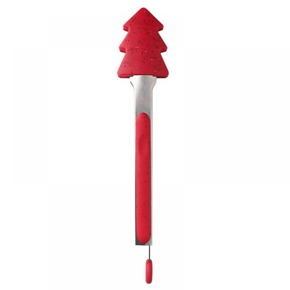 Christmas Kitchen Tongs, Stainless Steel Silicone Cooking Tongs with Non-Stick Silicone Tips Xmas Decor