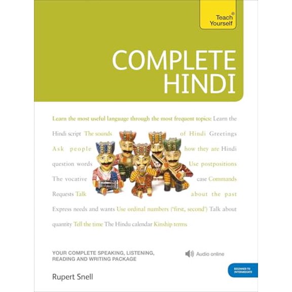 Pre-Owned Complete Hindi: Your Complete Speaking, Listening, Reading and Writing (Teach Yourself), 9781444106831, 144410683X, Paperback, 1 edition