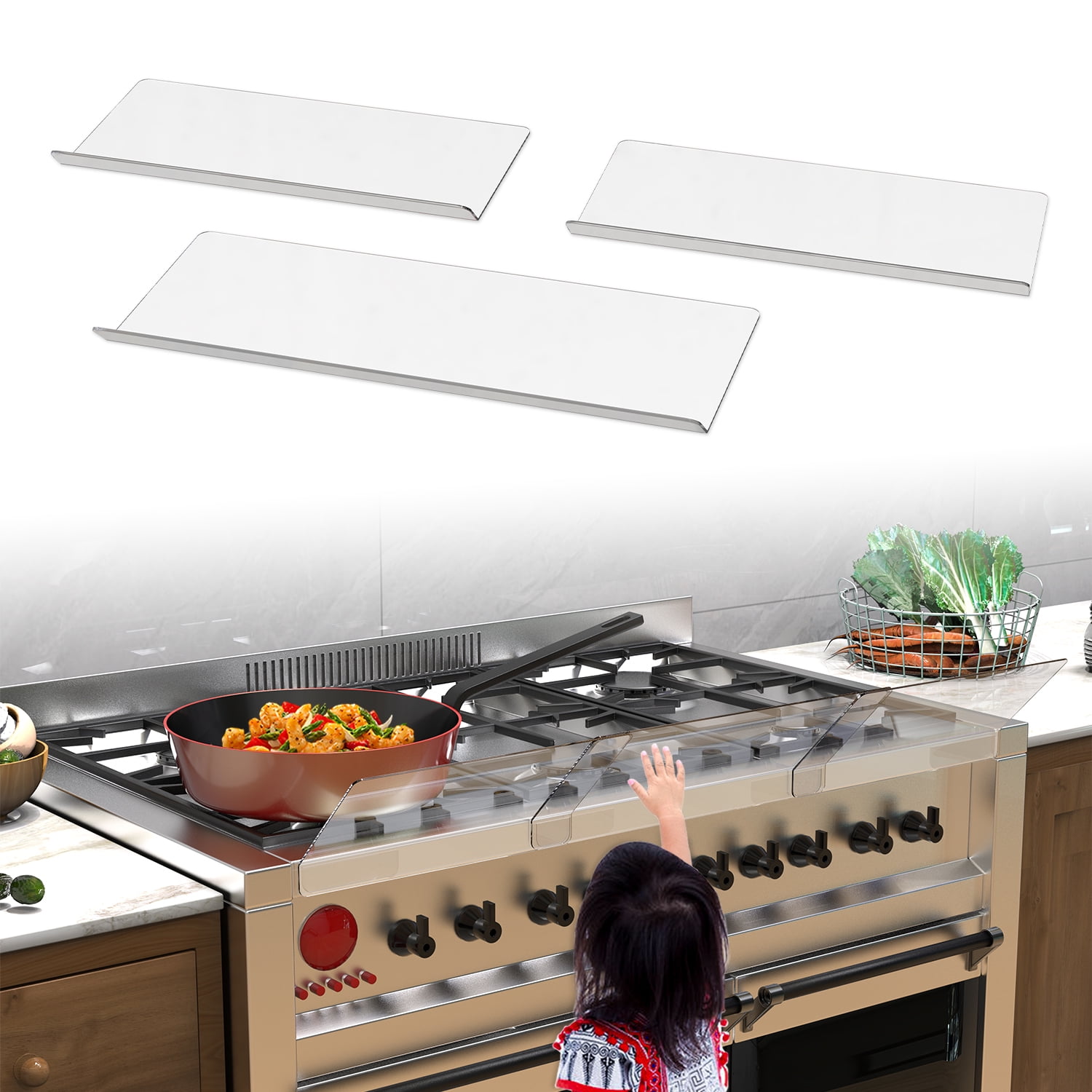 Stove Guard for Child Safety Premium Adhesive Stove Guard that Protects  from Bur