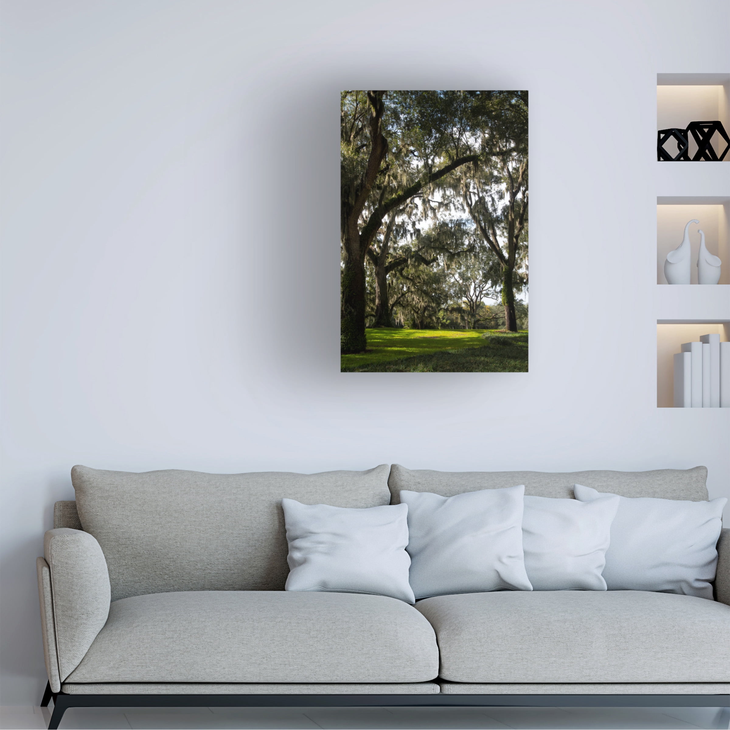 Robert Michaud 'Live Oak Trees' Canvas Art
