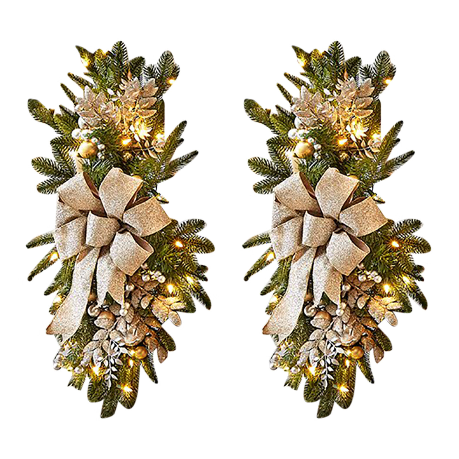 Cordless Prelit Stairs Decoration Lights Up Christmas Decoration LED