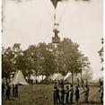 thumbnail image 2 of Fair Oaks Va. Prof. Thaddeus S. Lowe observing the battle from his balloon "Intrepid" Poster Print, 2 of 4