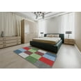 thumbnail image 5 of Ahgly Company Machine Washable Indoor Square Transitional Sepia Brown Area Rugs, 7' Square, 5 of 7