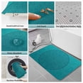 thumbnail image 6 of Teal Boho Bath Mat 3 Piece Bathroom Rug Set, Farmhouse Abstract Geometric Aesthetic Art Non Slip Bath Rug Contour Mat and Toilet Lid Cover, Absorbent Shower Mats Soft Bath Rugs and Mats Sets, 6 of 8