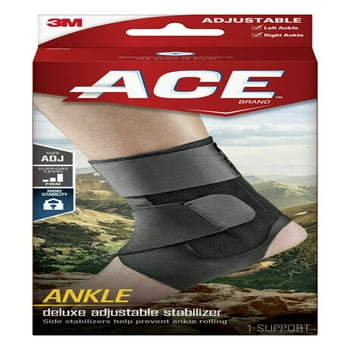 ACE Brand Deluxe Ankle Stabilizer, Adjustable, Comfortable