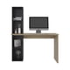 thumbnail image 3 of Escritorio Librero Aston Macadamia y Wengue Virtual Muebles, 3 of 8