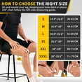 thumbnail image 5 of CAMBIVO Knee Brace x2, Compression Knee Sleeve Support for Running, Meniscus Tear, Arthritis, Joint Pain Relief, S-XL, 5 of 9