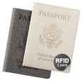 thumbnail image 1 of Funda para pasaporte VIDIVICI, unisex, piel sintética para adultos, paquete de 2, 1 of 5
