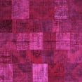thumbnail image 1 of Ahgly Company Indoor Square Patchwork Pink Transitional Area Rugs, 6' Square, 1 of 4