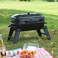 thumbnail image 5 of Charcoal BBQ Grill, Portable Small Grills, Folding Tabletop Grills For Camping Patio Backyard, 5 of 6