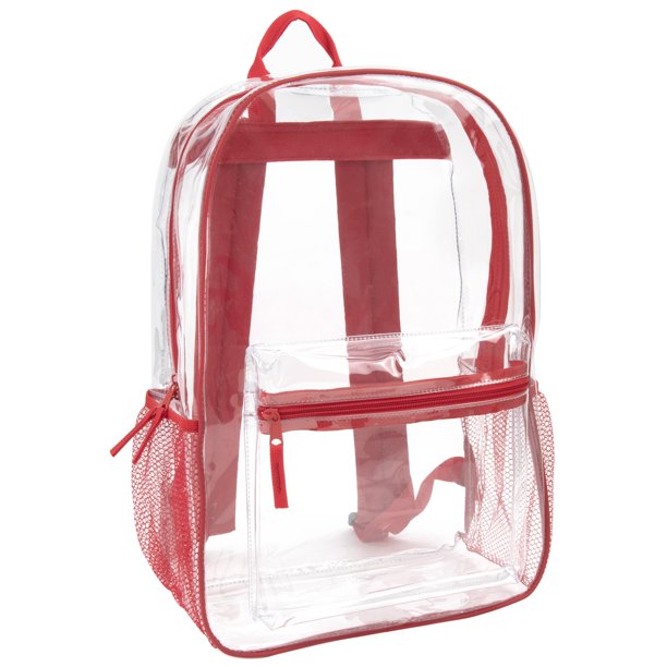 Mochila Trail maker de PVC transparente transparente para niños