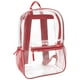 thumbnail image 1 of Mochila Trail maker de PVC transparente transparente para niños, color rojo, 1 of 7