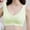 Green(New), variant on Women's Bra,Solid Mesh Plaid Plus Size Front-Closure Lightweight Breathable Comfort Wire-Free Zero Restriction Bra