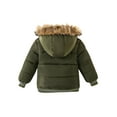 thumbnail image 3 of BemeyourBBs Toddler Baby Boys Winter Warm Fleece Lined Jacket Coat Kids Puffer Jackets Coats Snow Jacket Thick Hooded Down Outdoor Coats Cold Weather Windproof Jacket, 3 of 10