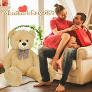 MorisMos Giant Teddy Bear 4ft Stuffed Animal Soft Big Stuffed Bear Plush Toy