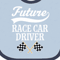 thumbnail image 4 of Inktastic Future Race Car Driver Racing Boys Baby Bib, 4 of 4
