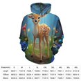 thumbnail image 2 of Enchanted Forest Deer （1）-2 3d Sweatshirts Hoodie Fashion Casual Personality Men's Women Street Hoodie Pullovers Long Sleeve Comfortable Top, 2 of 6