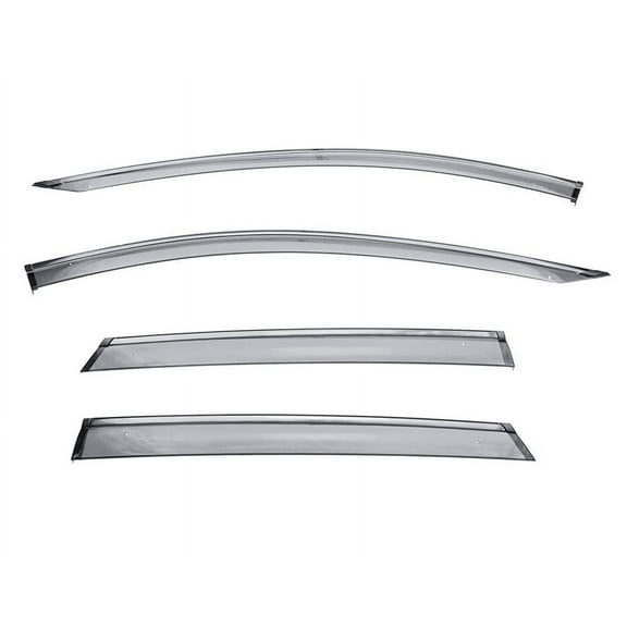 Wellvisors Side Window Visors Wind Deflectors Rain Guard With Black Trim for 2020 2021 2022 2023 2024 Ford Escape 3-847FD026