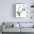 thumbnail image 3 of Jennifer Goldberger 'Blue and Umber Rounds II' Canvas Art, 3 of 3