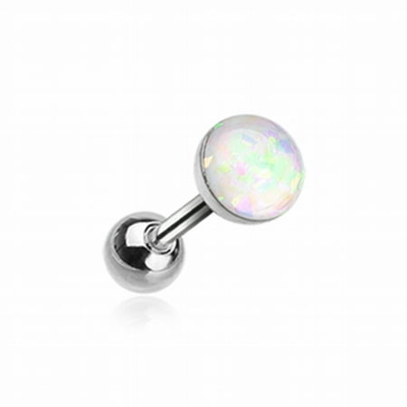 - Opal Sparkle WildKlass Cartilage Tragus Earring 316L Surgical Steel