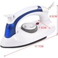thumbnail image 3 of Steam Iron Portable Folding Steam Iron Mini Travel Iron For Clothes Temperature Control Iron for Home Travel, 3 of 5