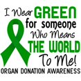 thumbnail image 2 of CafePress - Organ Donation Meansworldtome2 -  Round Wood Ornament 4", 2 of 2