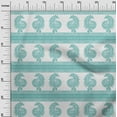thumbnail image 3 of oneOone Polyester Spandex Teal Green Fabric Block Sewing Fabric By The Yard Printed Diy Clothing Sewing Supplies 56 Inch Wide-I8, 3 of 6