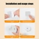 thumbnail image 4 of RKSTN night light Rechargeable Battery Night Light, Mini Motion Sensor Night Light, Warm White LED Stick-On Closet Light With Dusk To First Light Sensor For Wall, Stairs, Hallway, 4 of 9