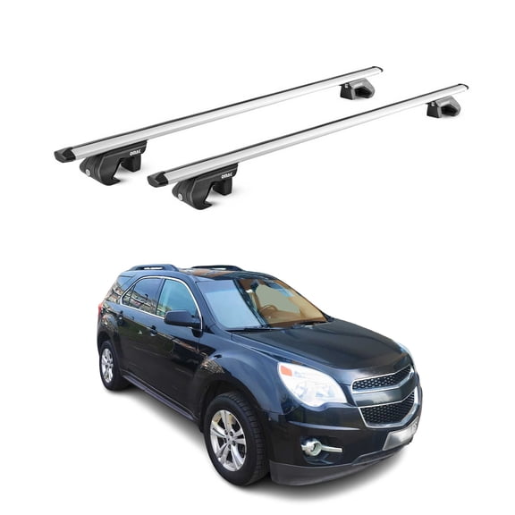 Fits Chevrolet Equinox 2010-2017 Roof Rack Cross Bars Silver Carrier 2 Pcs
