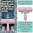 thumbnail image 2 of Zepetz Pet Hair Remover Tool, Reusable Lint Roller for Dogs & Cats, Self-Cleaning Brush for Furniture, Carpet & Car (Pink)., 2 of 10