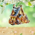 thumbnail image 7 of 2025 Christmas House Acrylic Hanging Ornaments, Christmas Tree Ornaments, Christmas House Hanging Ornament Decorated Miniature for Home Hoilday, 7 of 7