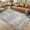 Blue, variant on GlowSol 5'x7' Washable Area Rugs for Dining Room Home Office Vintage Print Non Slip Low Pile Throw Rugs Soft Foldable Accent Rug, Taupe