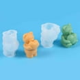 thumbnail image 4 of Silicone Bear Candle Moulds , 3D Halloween Candle Molds, Ghost Silicone Mold for Epoxy Resin, Candle, Handmade Soap, Halloween Decor, 4 of 5