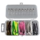 thumbnail image 1 of Kit de Señuelos de Pesca Blandos WDOplteas 25 uds Anzuelos Cabeza Plomada 10, 1 of 9